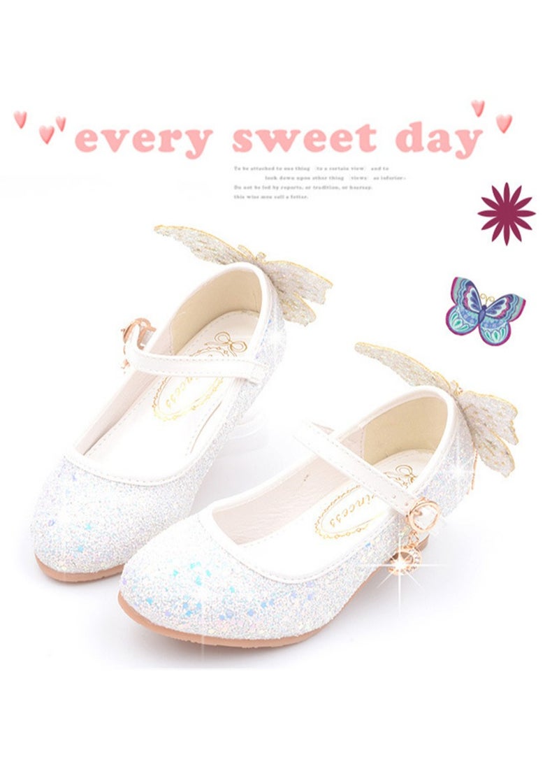 New style girls high heels princess leather shoes stage performance shoes  - Image 2