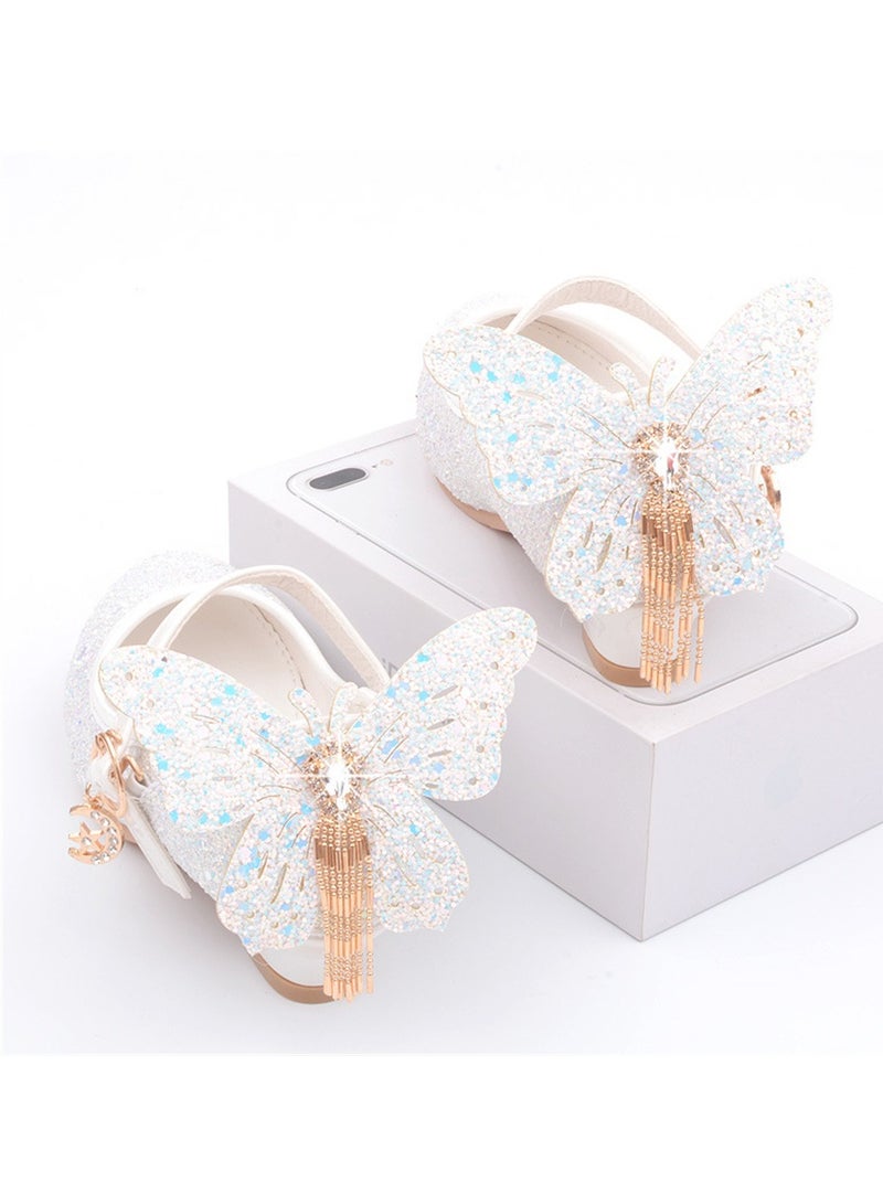 New style girls high heels princess leather shoes stage performance shoes  - Image 4