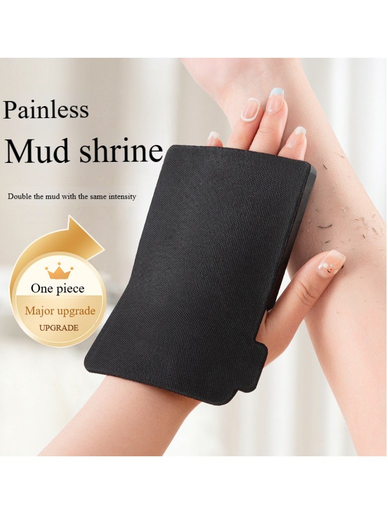 Healife Luffa Bath Gloves Black Regular, Exfoliating & Body Cleansing Bath Gloves  - Image 1