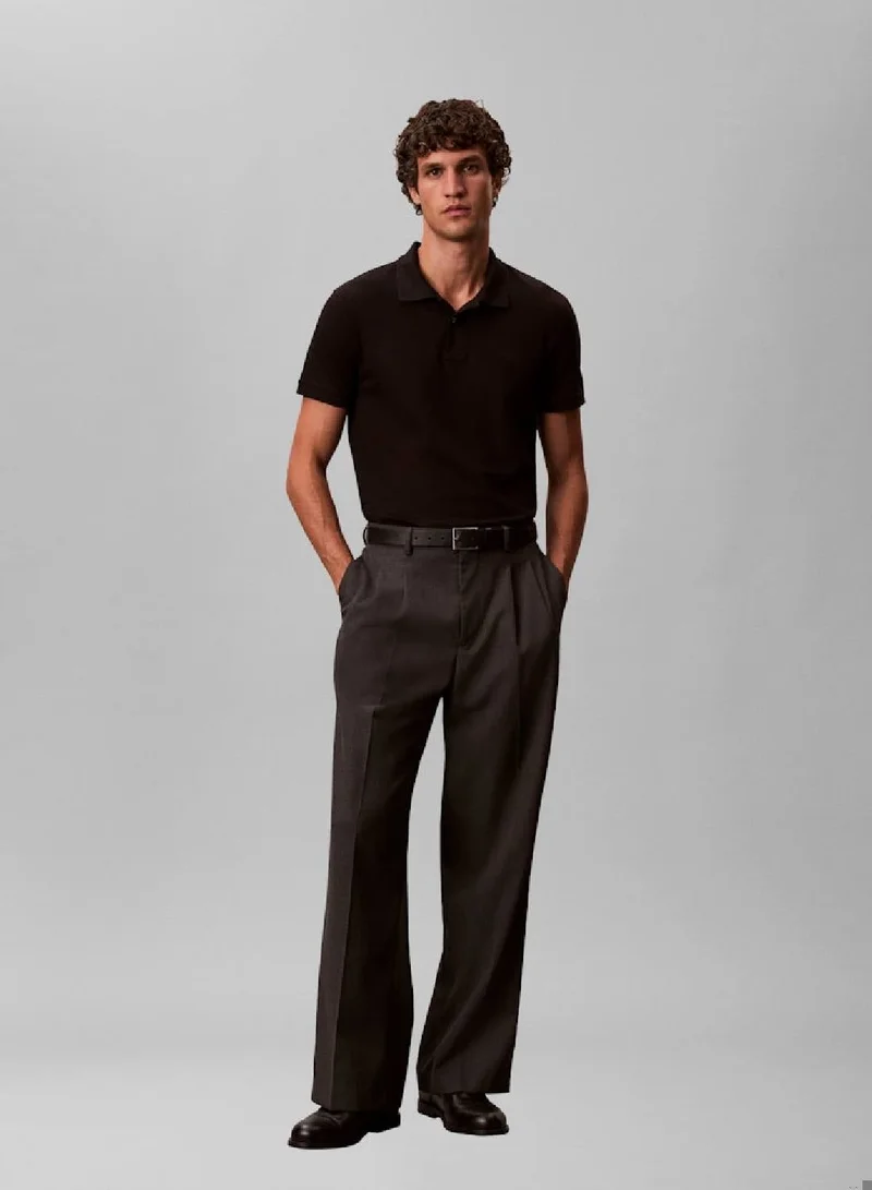 CALVIN KLEIN Supima Cotton Slim Refined Pique Polo Shirt