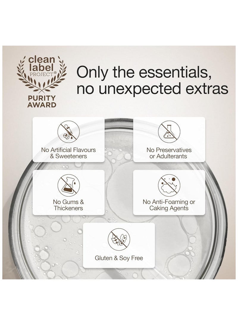 WELLBEING NUTRITION Whey Protein Concentrate 1kg Unflavoured | 27g Protein, 6g BCAA | 4B CFU Probiotics & Digestive Enzymes | Fast Absorbing, No Bloating, Easy to Digest | Faster Muscle Recovery - Image 3