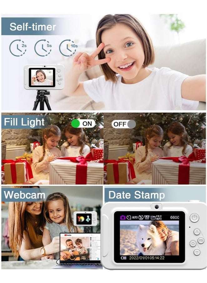 Generic Digital camera，Children's camera，Photography Travel Selfie Camera Entry-Level Small Students Campus Selfie camera  - Image 3