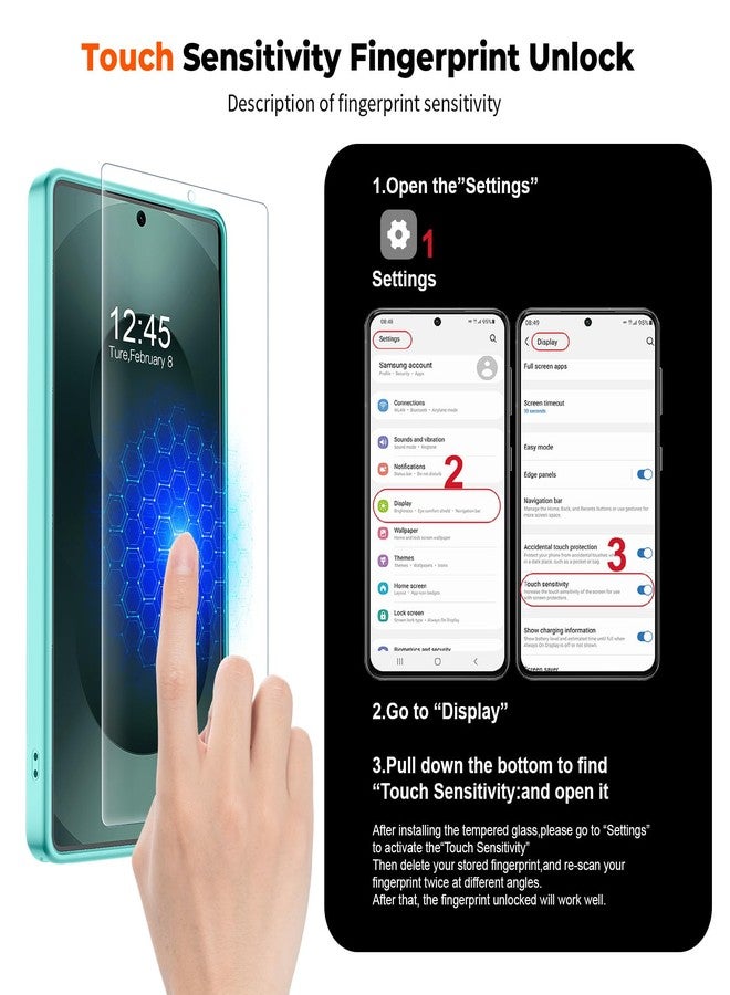 استلق جراب SUPFINE المغناطيسي لهاتف سامسونج جالاكسي S25 ألترا (متوافق مع MagSafe) (حماية فائقة ضد السقوط بمعايير عسكرية) جراب هاتف نحيف وشفاف مقاوم للصدمات، أزرق مخضر - Image 4