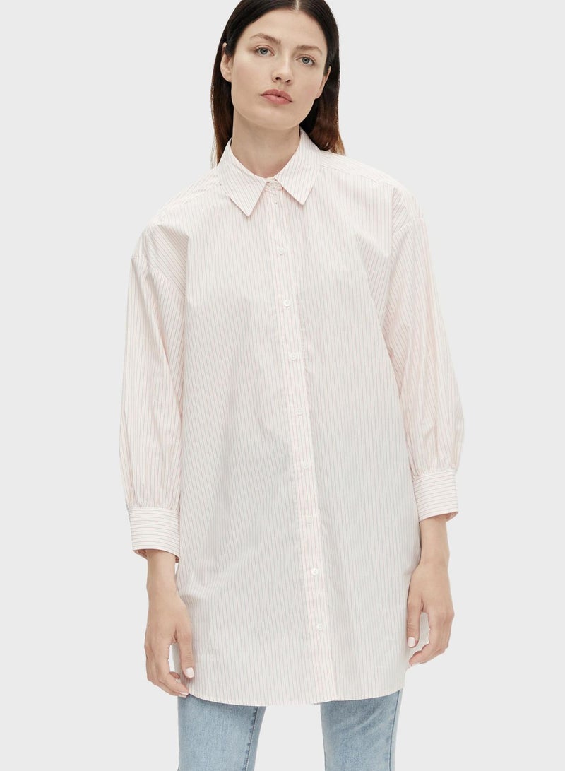 Object Button Down Longline Shirt - Image 1