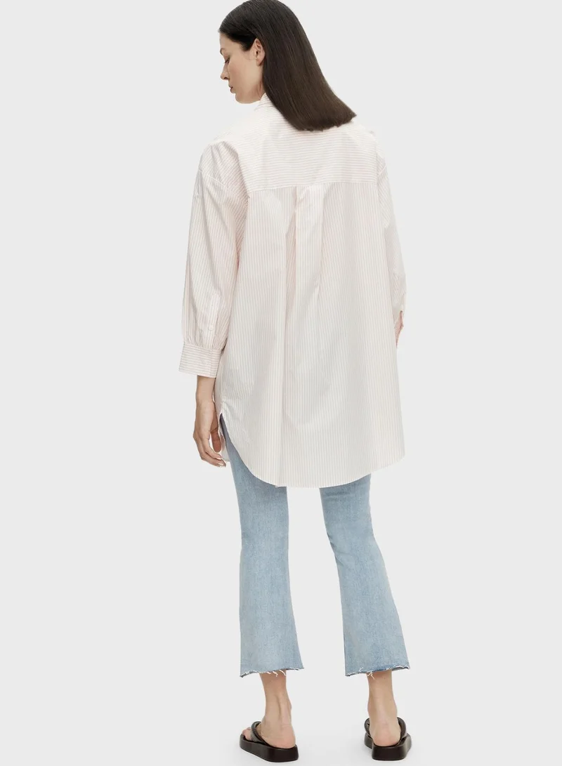 Object Button Down Longline Shirt