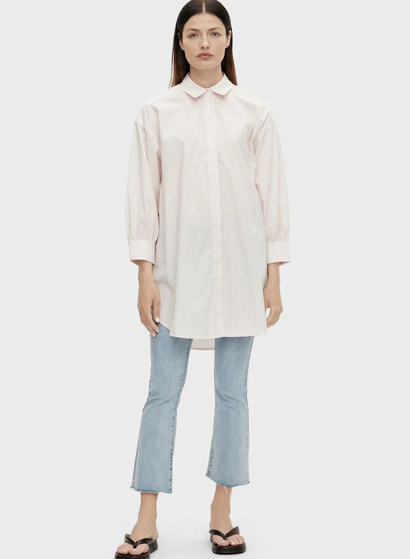 Object Button Down Longline Shirt