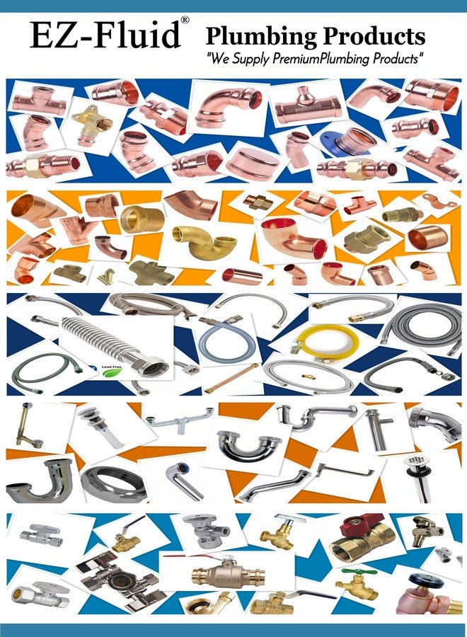 EZ-FLUID وصلة تمديد صنبور من الفولاذ المقاوم للصدأ المضفر، مقاس 20 بوصة × 3/8 بوصة، من EZ-Fluid Plumbing، موصل أنثى ضغط إلى 3/8 بوصة ضغط أنثى، وصلة خرطوم إمداد صنبور، تناسب وصلة ذكر ضغط 3/8 بوصة (عبوة واحدة). - Image 5