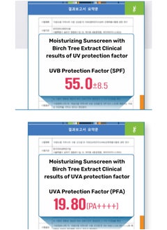 Round Lab Birch Juice Moisturising Sunscreen SPF 50+, Long Lasting Moisturiser Face Sunscreen, Facial & Body Sunscreen 50ml  - Image 5