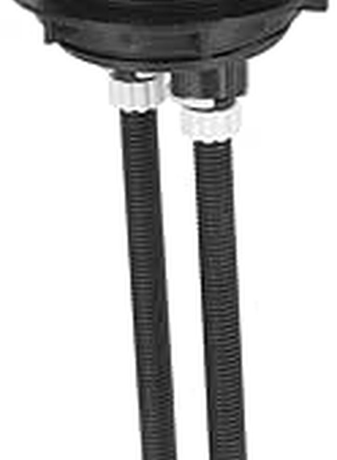 زر تفريغ مزدوج لخزان المرحاض زر ضغط دائري بلاستيكي بديل للسيفون سهل التركيب - Image 1