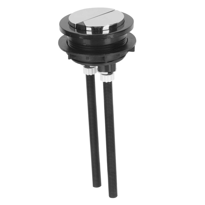 زر تفريغ مزدوج لخزان المرحاض زر ضغط دائري بلاستيكي بديل للسيفون سهل التركيب - Image 2