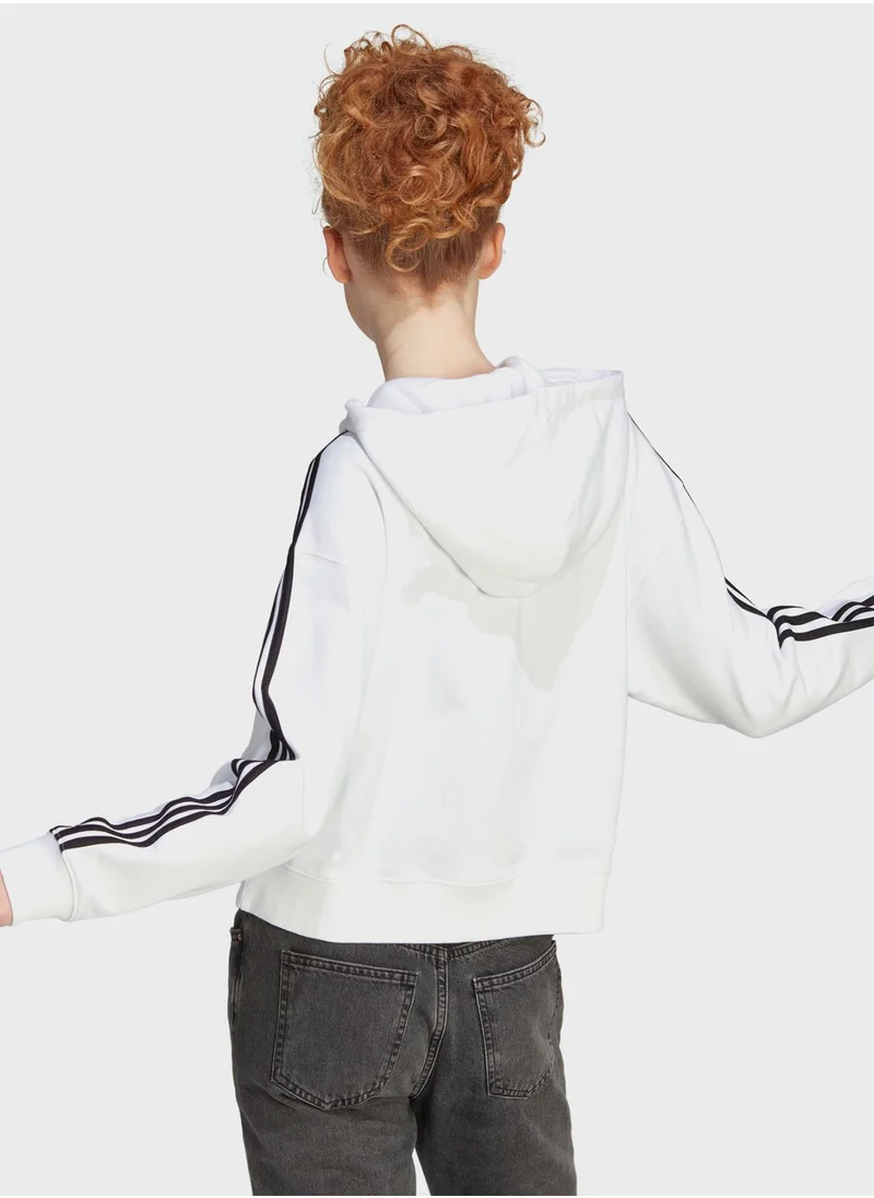 Adidas 3 Stripes French Terry Hoodie