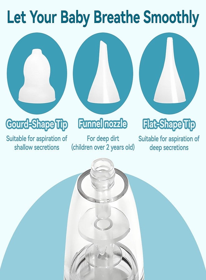 Foily Compatible with Grownsy / Watolt / LittleTora / HEYVALUE / Cocobela / HailiCare / MOMIDEAL / KIDIRA / TEQIN Baby Nasal Aspirator Replacement Tips (3 Packs) - Image 3