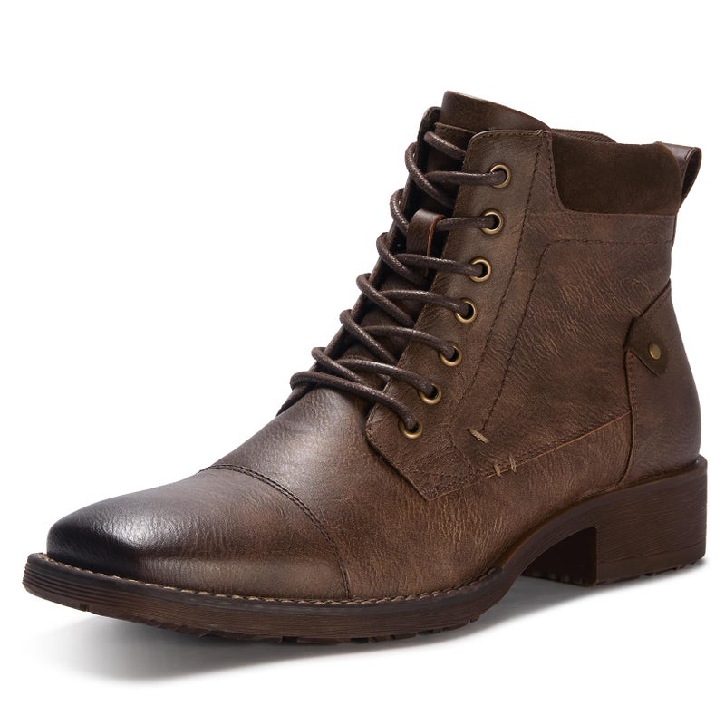 TruVeld Mens Boots Casual Men's Chukka Boots Mens Dress Boots Motorcycle Boot for Men Biker Boots Men - Image 1