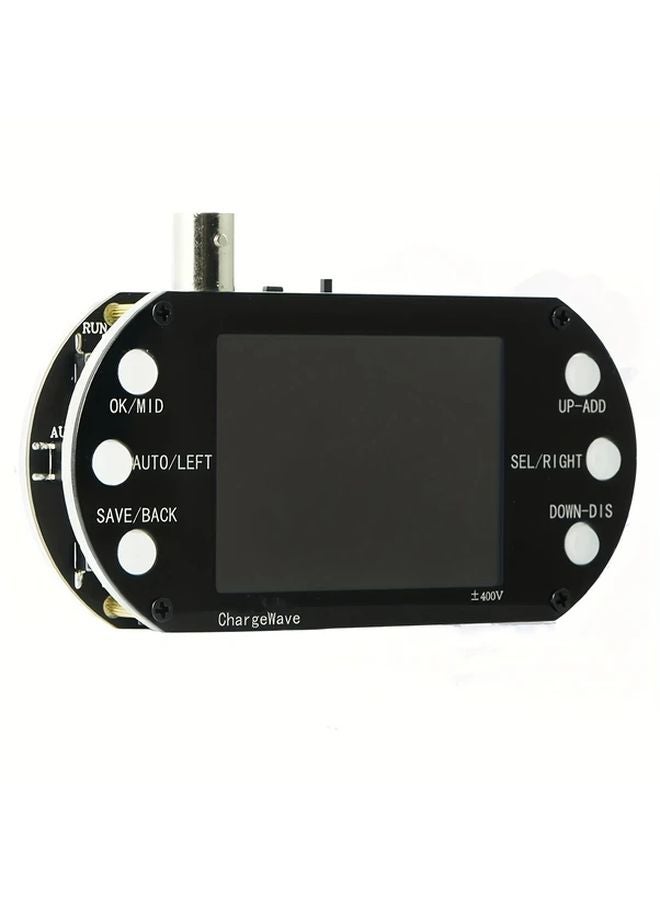 ANJKFLUR راسم اهتزاز محمول باليد 2 5 ميجاهرتز معدل أخذ العينات 500 كيلوهرتز عرض النطاق قابلة لإعادة الشحن عبر USB 36 فولت أقصى مدخل - Image 4