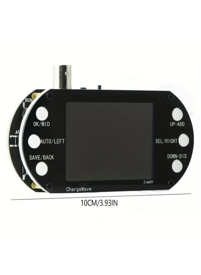 ANJKFLUR راسم اهتزاز محمول باليد 2 5 ميجاهرتز معدل أخذ العينات 500 كيلوهرتز عرض النطاق قابلة لإعادة الشحن عبر USB 36 فولت أقصى مدخل - Image 3