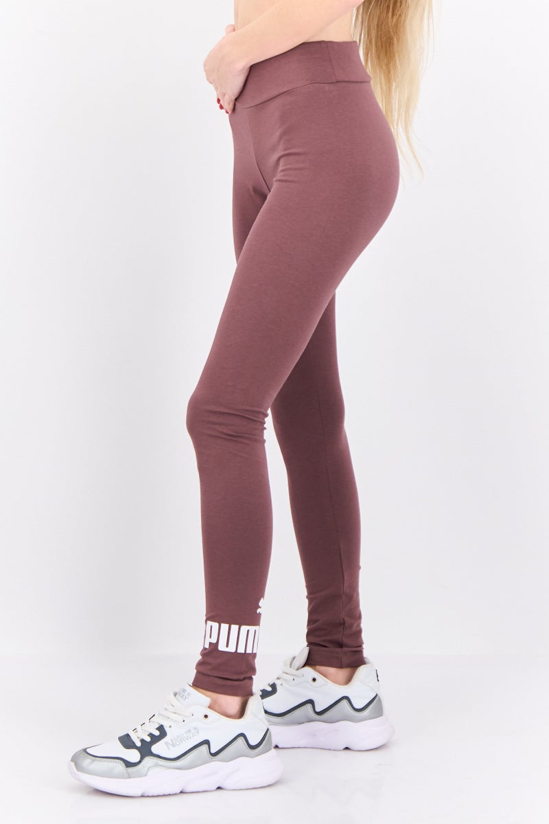 PUMA Women Sportswear Fit Training Tights, Dark Purple - Image 2