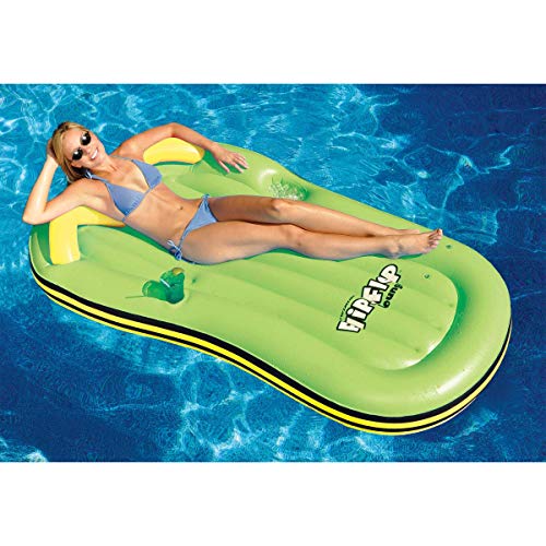 SWIMLINE Inflatable Swimming Pool Float Lounger Raft Mattress Fun Mat Flip Flop Green - Image 5
