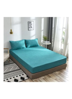 NIBEMINENT Mattress Encasement Cover polyester Lake Green 33x23x4cm  - Image 2