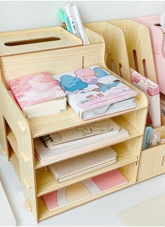 Sharpdo Wooden Desktop Storage Box Pen Holder Cosmetics  - Image 3