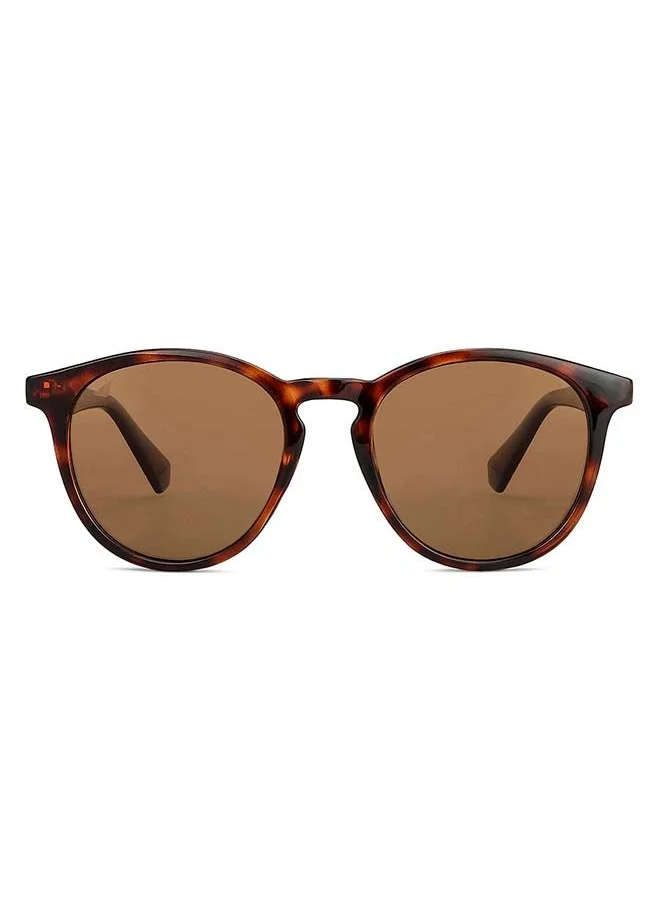 VINCENT CHASE Mirage Full Rim Round Frame Polarized & UV Protected Sunglasses VC S13972 - 51mm - Brown