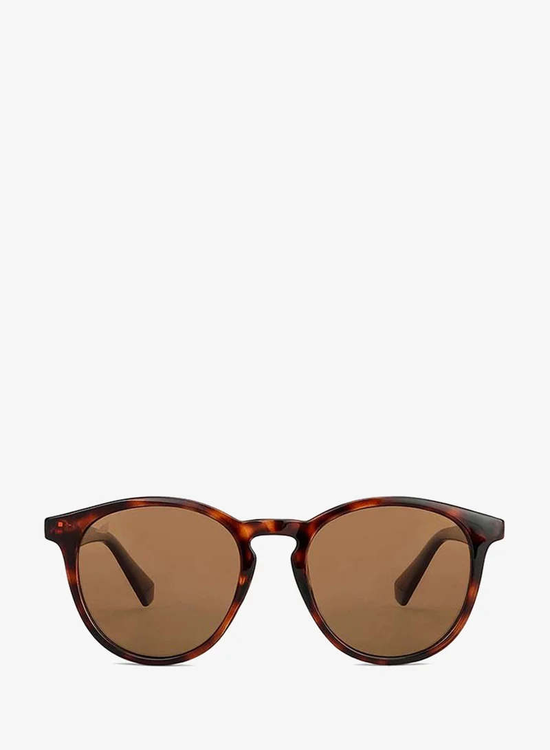 فينسينت تشيس Vincent Chase By Lenskart | Mirage Full Rim Round Frame Polarized & UV Protected Sunglasses VC S13972 - 51mm - Brown