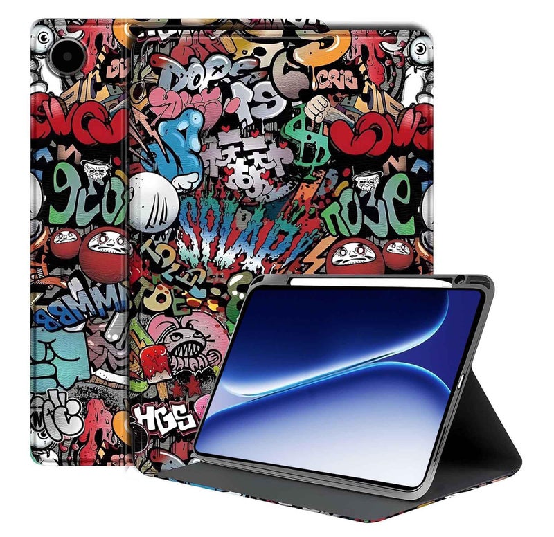 ProElite Book Case Cover for OnePlus Pad Go 2 12.1 inch,Smart flip case Book Cover for OnePlus Pad Go 2 12.1 inch Tablet with Pen Holder, Hippy - Image 1