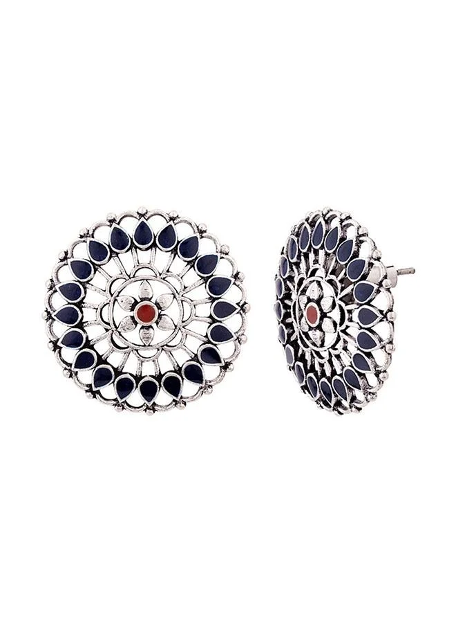 VOYLLA Mandala Floral Motifs Earrings
