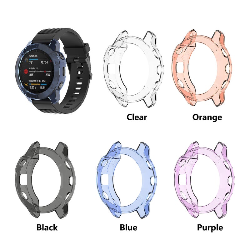 Suitable For Jiaming Garmin Fenix6S/6/6Xpro Protective Case Candy Color Hollow-Out Anti-Drop Case Protective Case - Image 3
