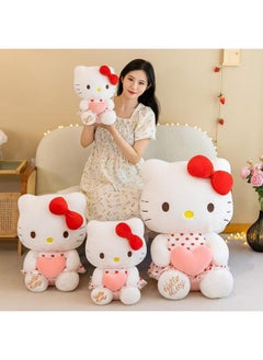 Generic Love Kt Cat Doll Hello Kitty Plush Toy Gauze Skirt Cat Doll Children Doll Girl Gift-Color:Pink-Height:60cm 【1.2kg】  - Image 1