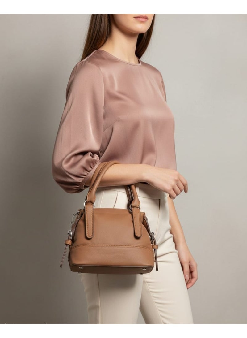 ميني باج جلد طبيعي كروس بستايل عصري - Image 2