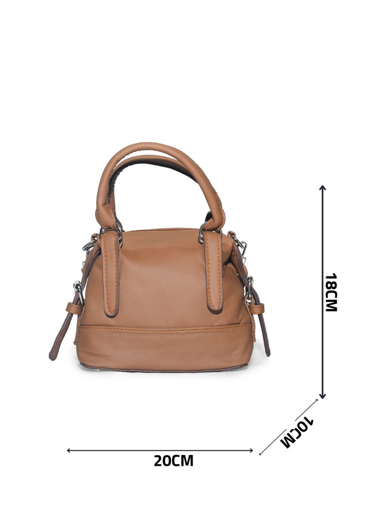 ميني باج جلد طبيعي كروس بستايل عصري - Image 4