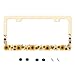 UNINDREM Vintage Sunflower Pattern License Plate Frame Funny Stainless Steel Sunflower Floral License Plate Frames Auto Parts Decoration with Screws License Plate Holder for Men Women 12x6 in - Image 2