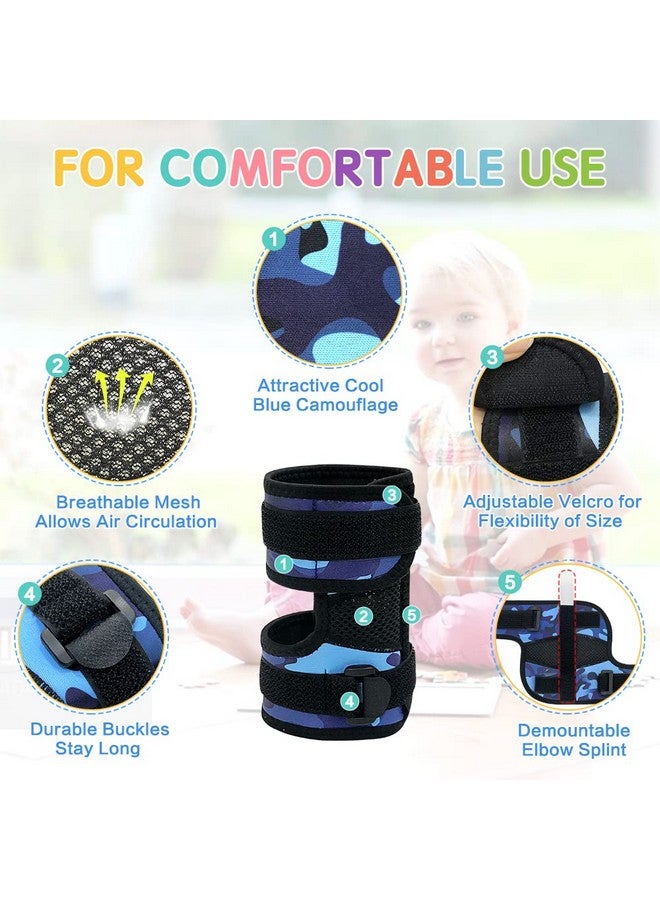 Zelen Thumb Sucking Deterrent Guard for Kids Finger Sucking Stop for Toddlers Kids Nail Biting Treatment Anti Nose Picking Glove Brace Thumb Sucker Stopper Elbow Brace (1PCS) - Image 2