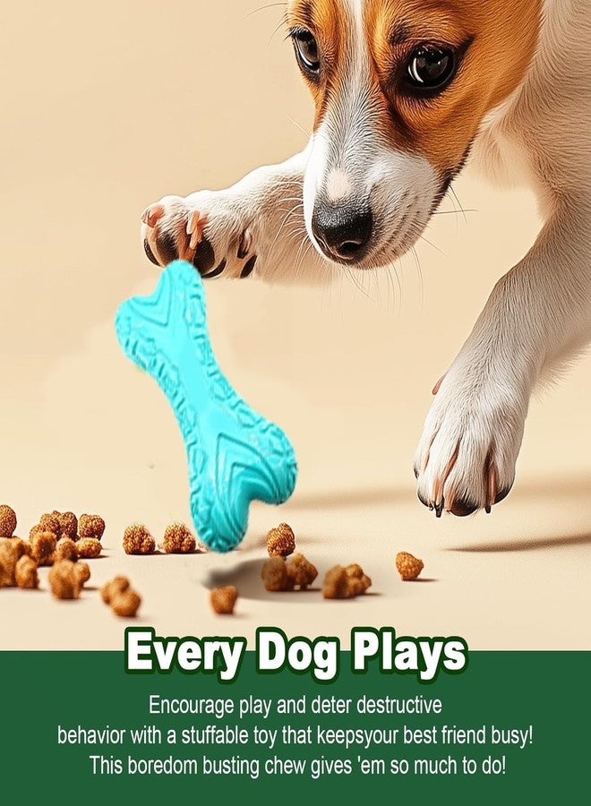 PremiumAV Bone-Shaped Soft Natural Rubber Food Dispenser for Dogs & Cats - Interactive Slow Feeder Toy, Durable Chew & Puzzle Toy for Healthy Eating and Mental Stimulation - Image 2