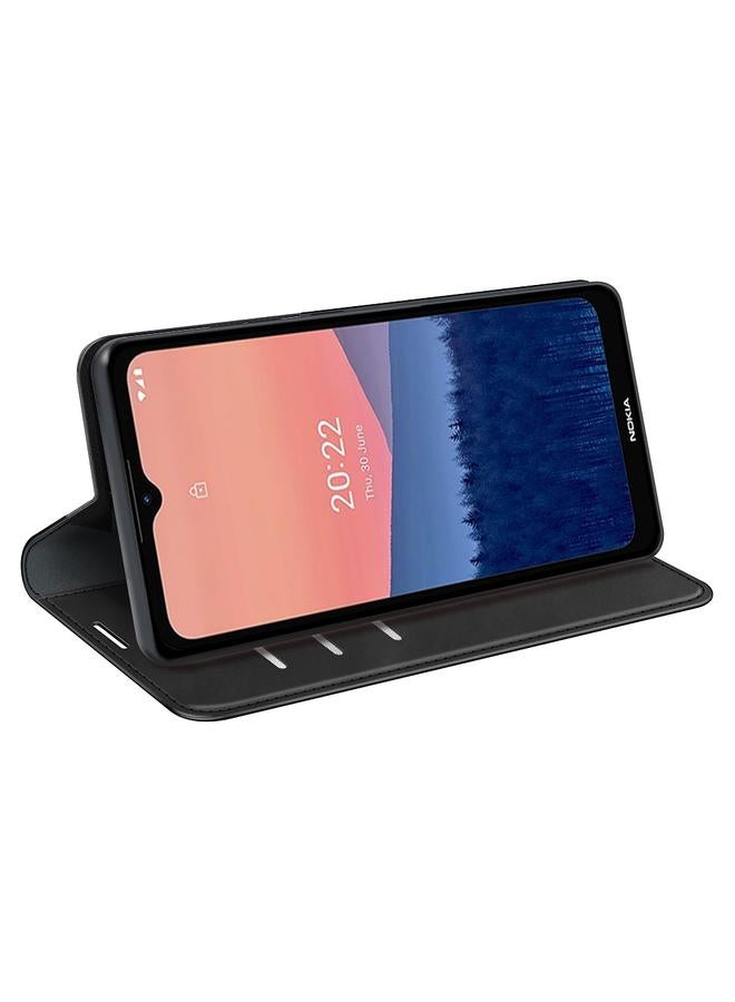 اس-توب جراب هاتف Nokia C21 Retro-skin جراب جلدي مغناطيسي قابل للسحب - Image 5