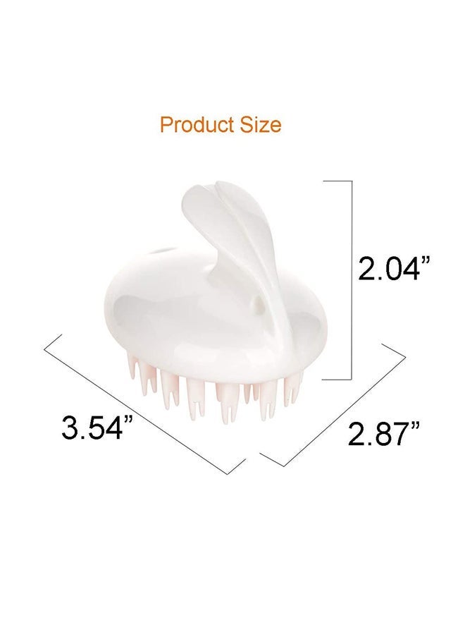 NIBEMINENT Cat Comb Dog Grooming Brush White ‎24.2 x 13.1 7.5cm - Image 3