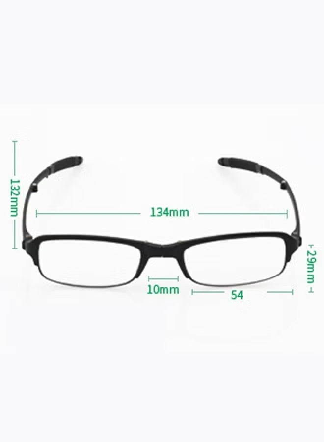 GMORO +2.00D folding reading glasses, high definition, anti-eye fatigue, suitable for both men and women - Image 5