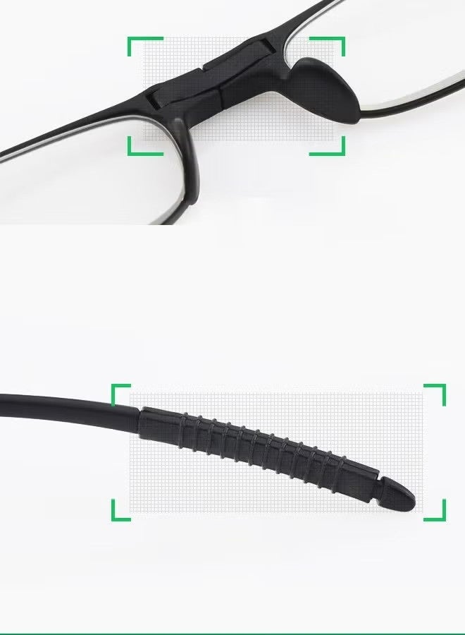 GMORO +2.00D folding reading glasses, high definition, anti-eye fatigue, suitable for both men and women - Image 4