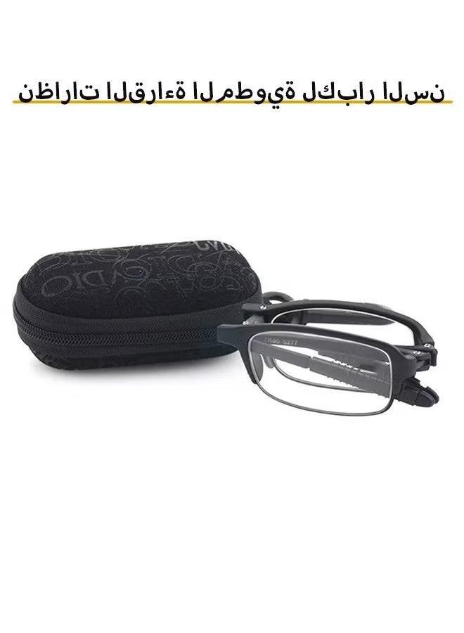 GMORO +2.00D folding reading glasses, high definition, anti-eye fatigue, suitable for both men and women - Image 2