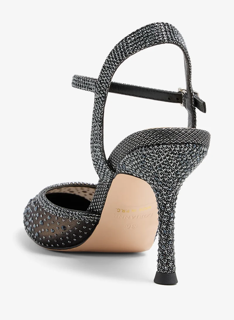 لوريان Jeena - Crystal  pumps Ankle Strap