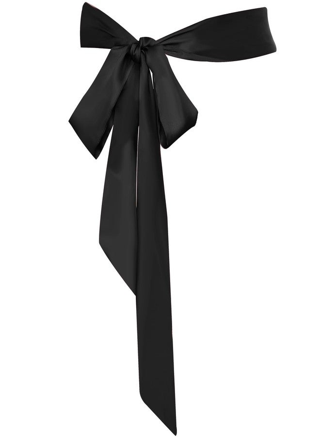 obmwang Women's Wedding Sash Belt Ribbon Satin Scarf Waist Belts for Special Occasion Dress Bridal Sash Belt 1.96'' Wide - Image 1