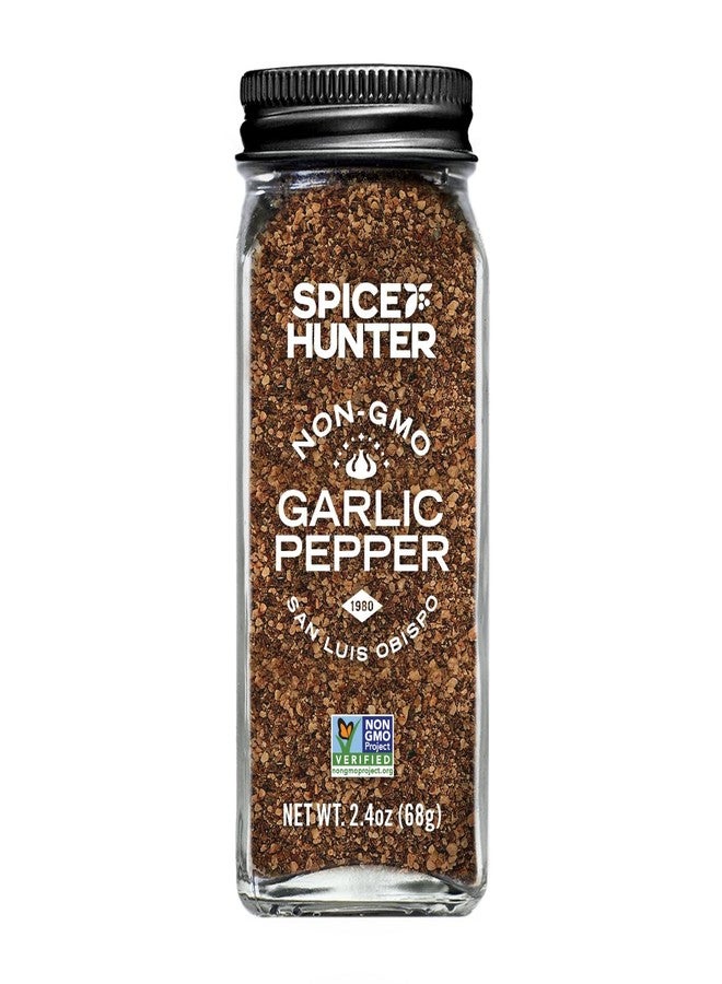 Spice Hunter The Spice Hunter Pepper, Garlic Blend, 2.4-Ounce Jar - Image 1