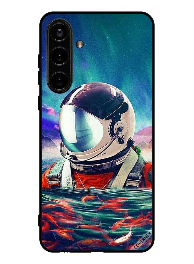 Covernex Protective Case Cover For Samsung Galaxy S24 Astronaut In Fishes Sea - Image 1