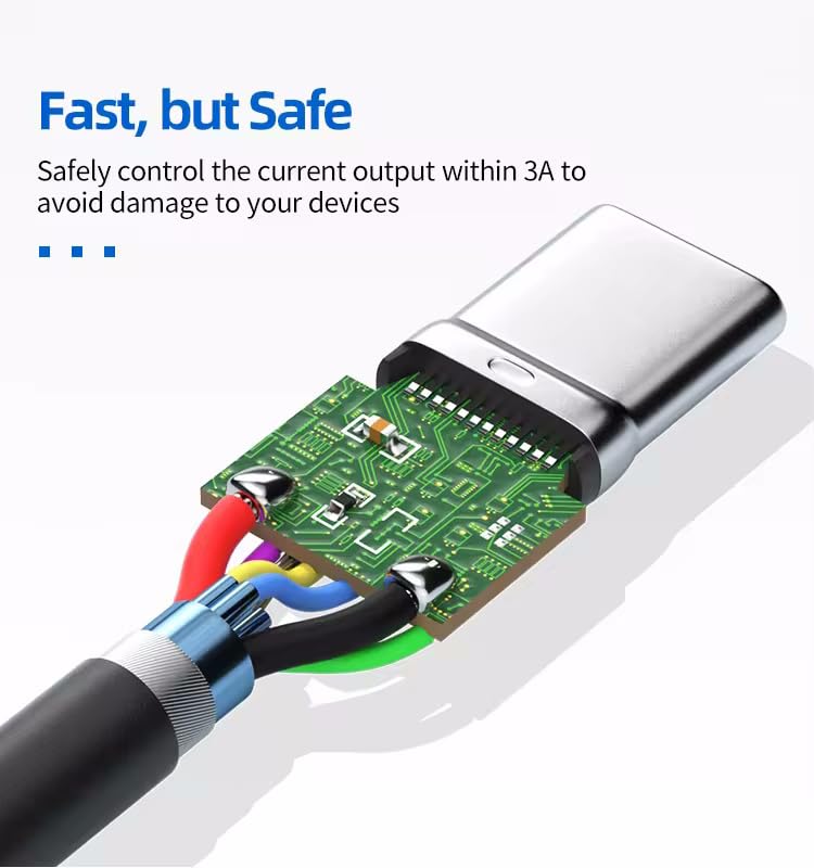 ienza USB-A to USB-C Media Carplay, Android Auto, Navigation & Charger Cable Cord Wire for Samsung Galaxy/Note, Google Pixel, Motorola/Moto, LG, iPhone 17 16 15 & Other Android Phones with a USBC Port - Image 4