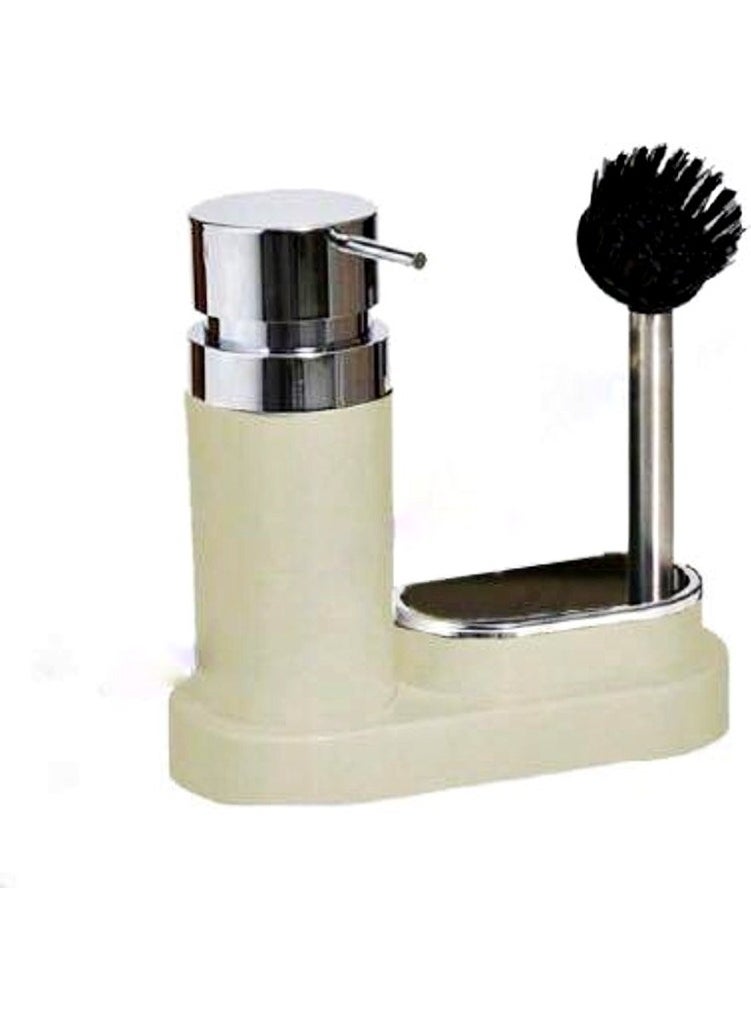 Primanova Polen Liquid Soap Dispenser Set Beige 