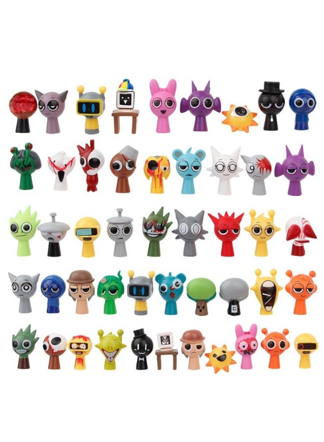 48pc Sprunki Action Figures Sprunkies Game Sprunky doll 5cm - Image 2