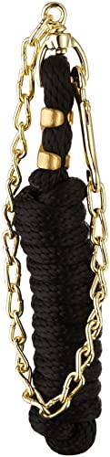 Weaver Leather Poly Lead Rope with Swivel Chain , Black, 8' 6" - Image 2