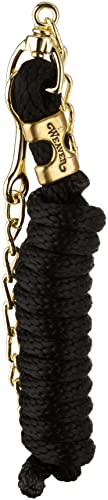 Weaver Leather Poly Lead Rope with Swivel Chain , Black, 8' 6" - Image 1