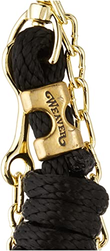 Weaver Leather Poly Lead Rope with Swivel Chain , Black, 8' 6" - Image 3