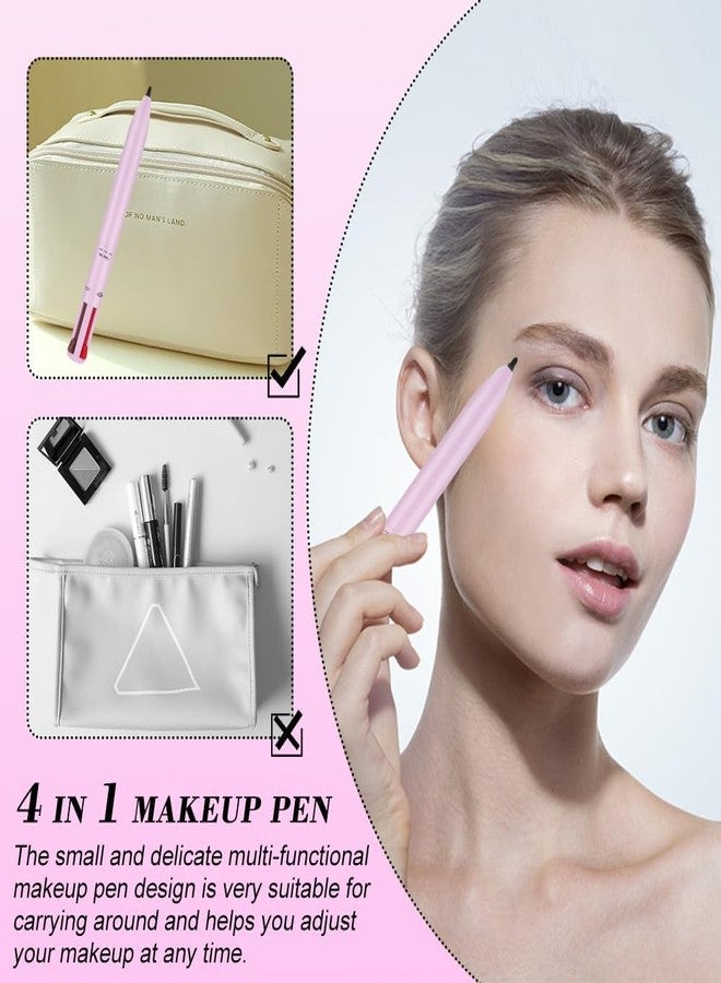 SELLERFLOR Touch Up 4-in-1 Makeup Pen (Eye Liner, Brow Liner, Lip Liner, & Highlighter) All-in-One, Cute Makeup Products, Multi-Functional Portable Beauty Product, On The Go Travel Makeup Pencil - Image 5